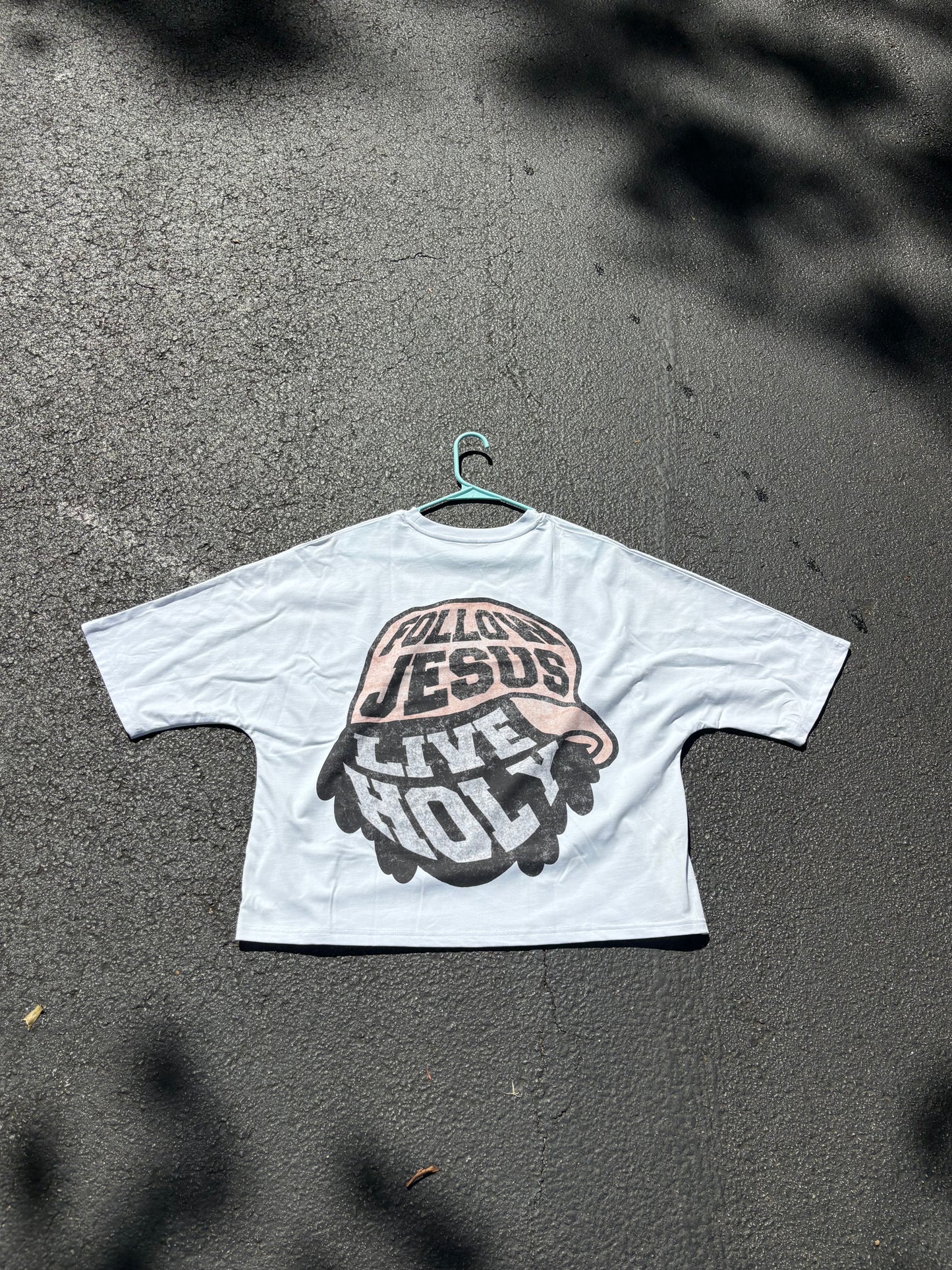 Holy Steppers Cartoon Cropped Boxy Tee