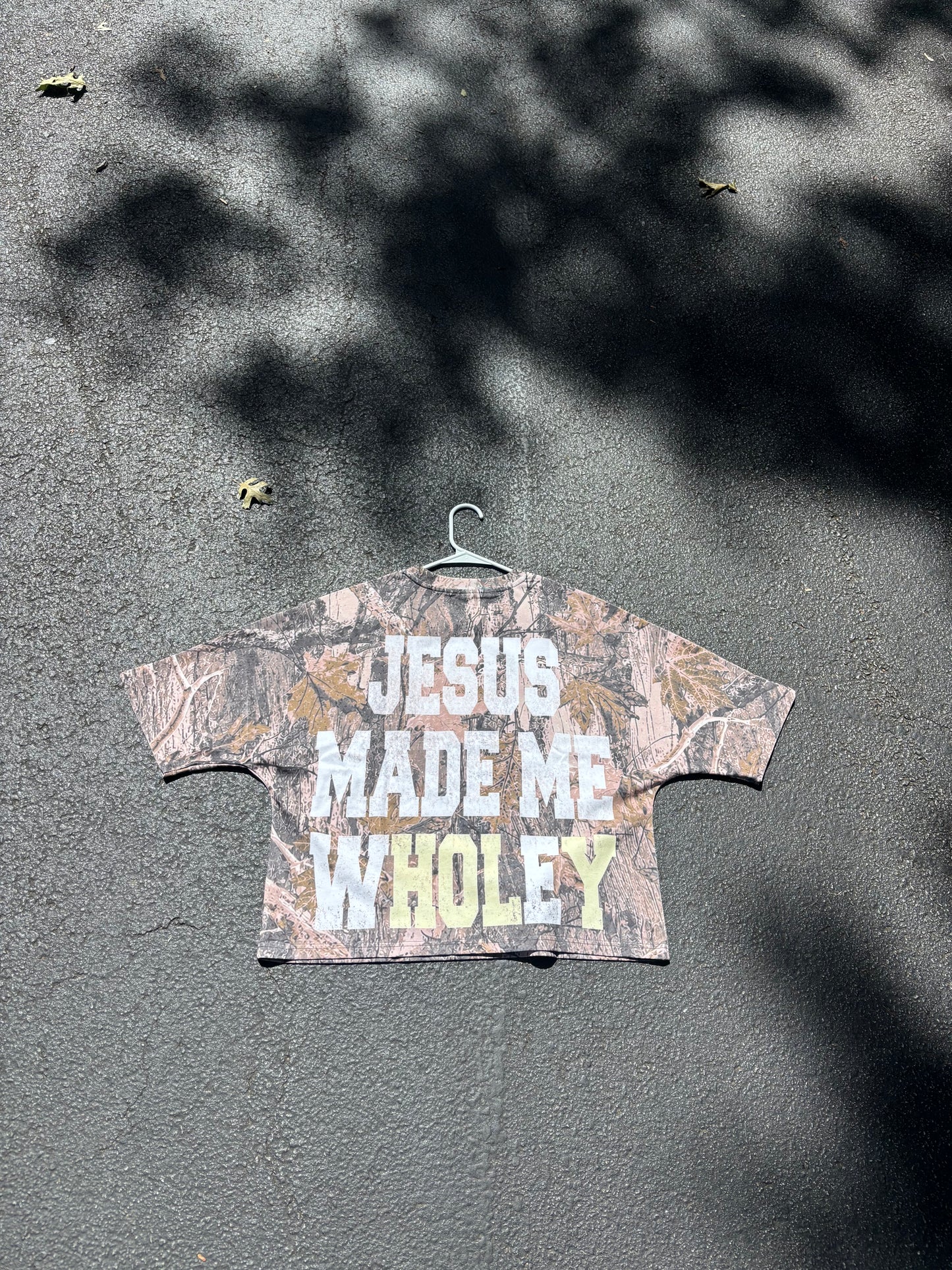 Camo Holy Steppers Cropped Shirt