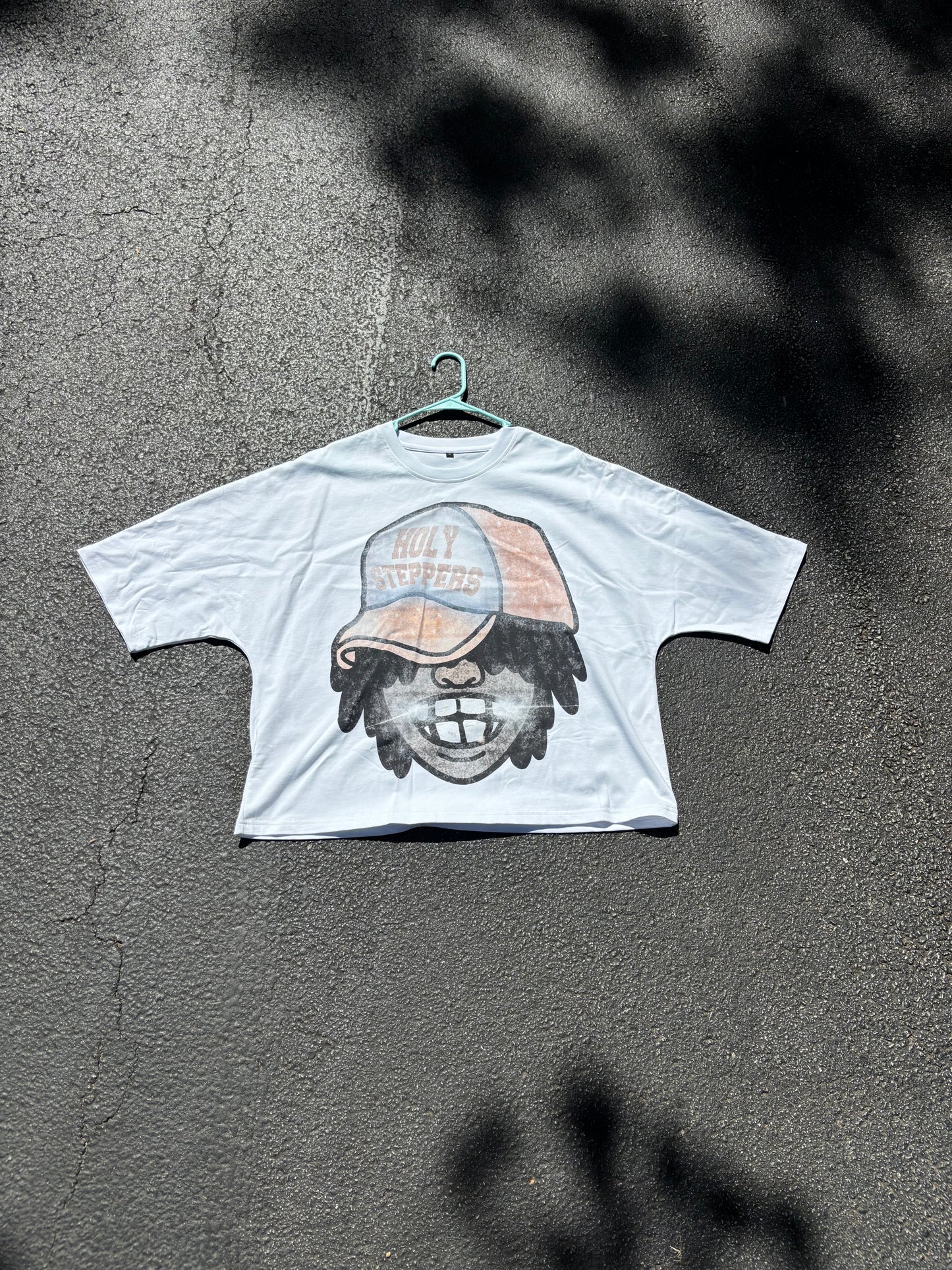 Holy Steppers Cartoon Cropped Boxy Tee