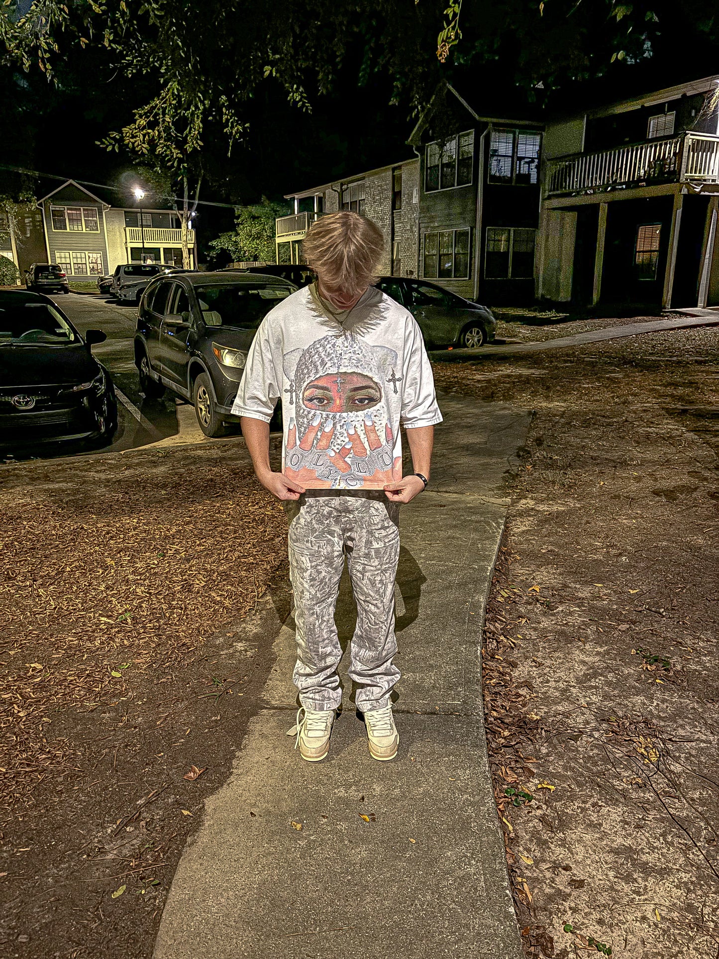 Holy Club Cropped Boxy Fit Tee