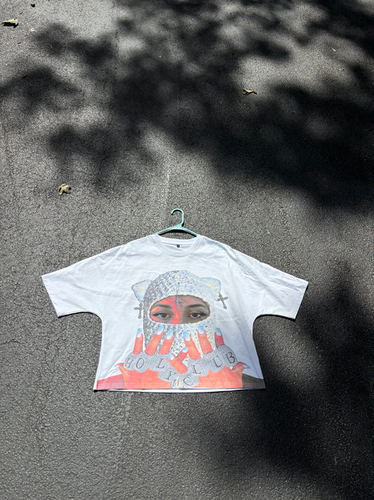 Holy Club Cropped Boxy Fit Tee